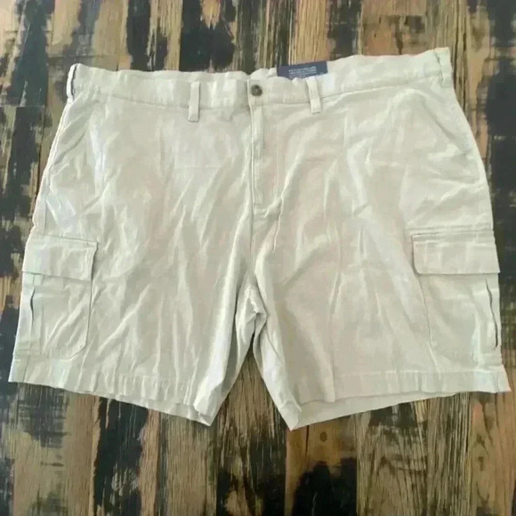 Croft & Barrow Big & Tall Tan Shorts Size 54 New With Tags - Picture 1 of 7